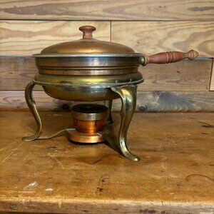 1960's Copper Chafing DIsh